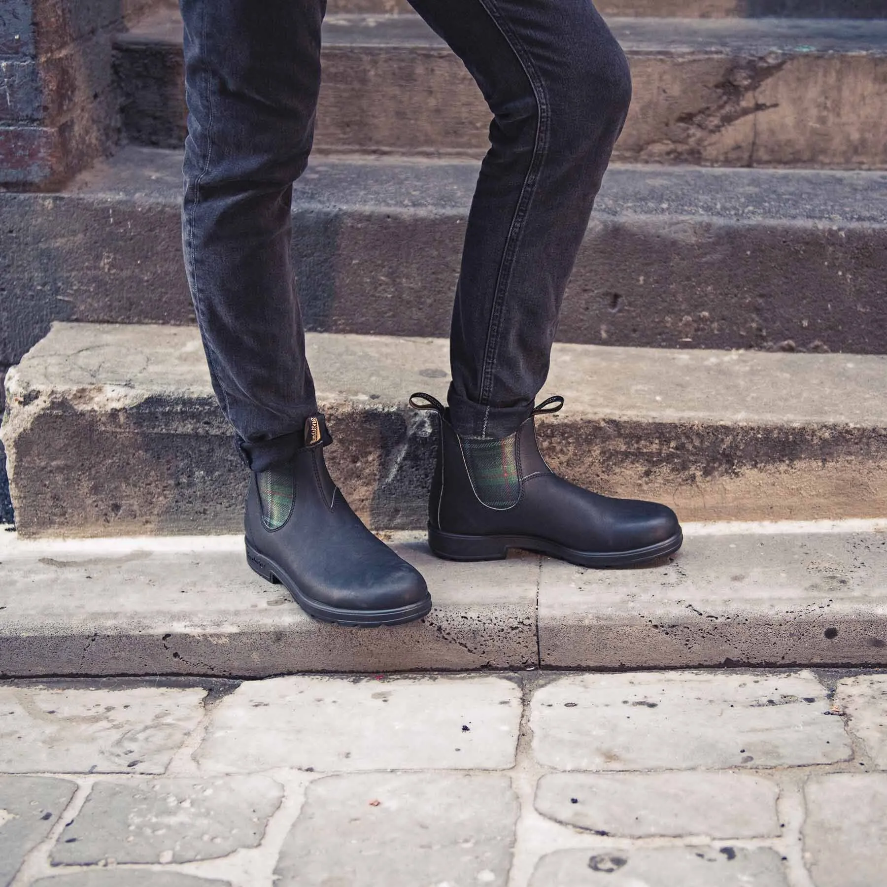 1614 ORIGINALS BLACK & TARTAN GREEN