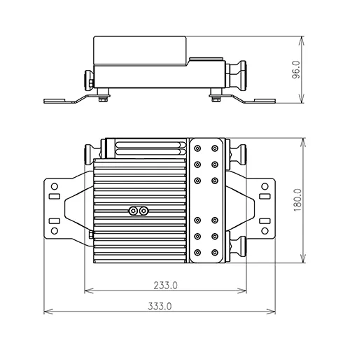 2 : 1 COMBINADOR H&IACUTE;BRIDO 6942700 MHZ 716 HEMBRA DC PORT 2 A 3
