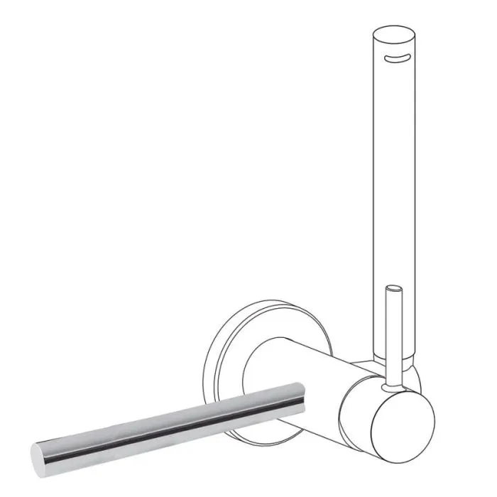 Accesorio porta toallas para grifo con ducha para inodoro Tres