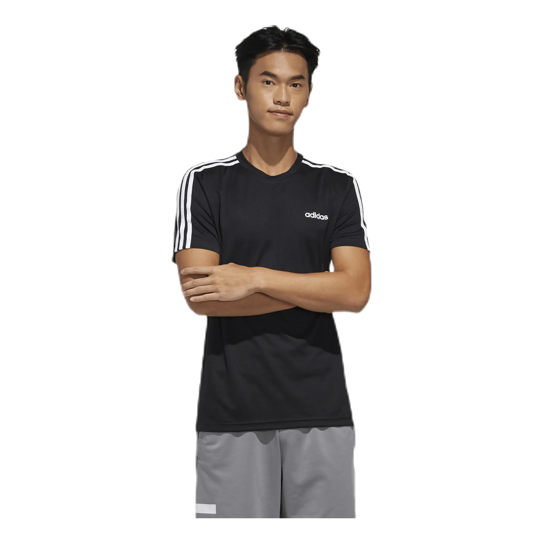 Adidas D2M 3S Tee White/Black