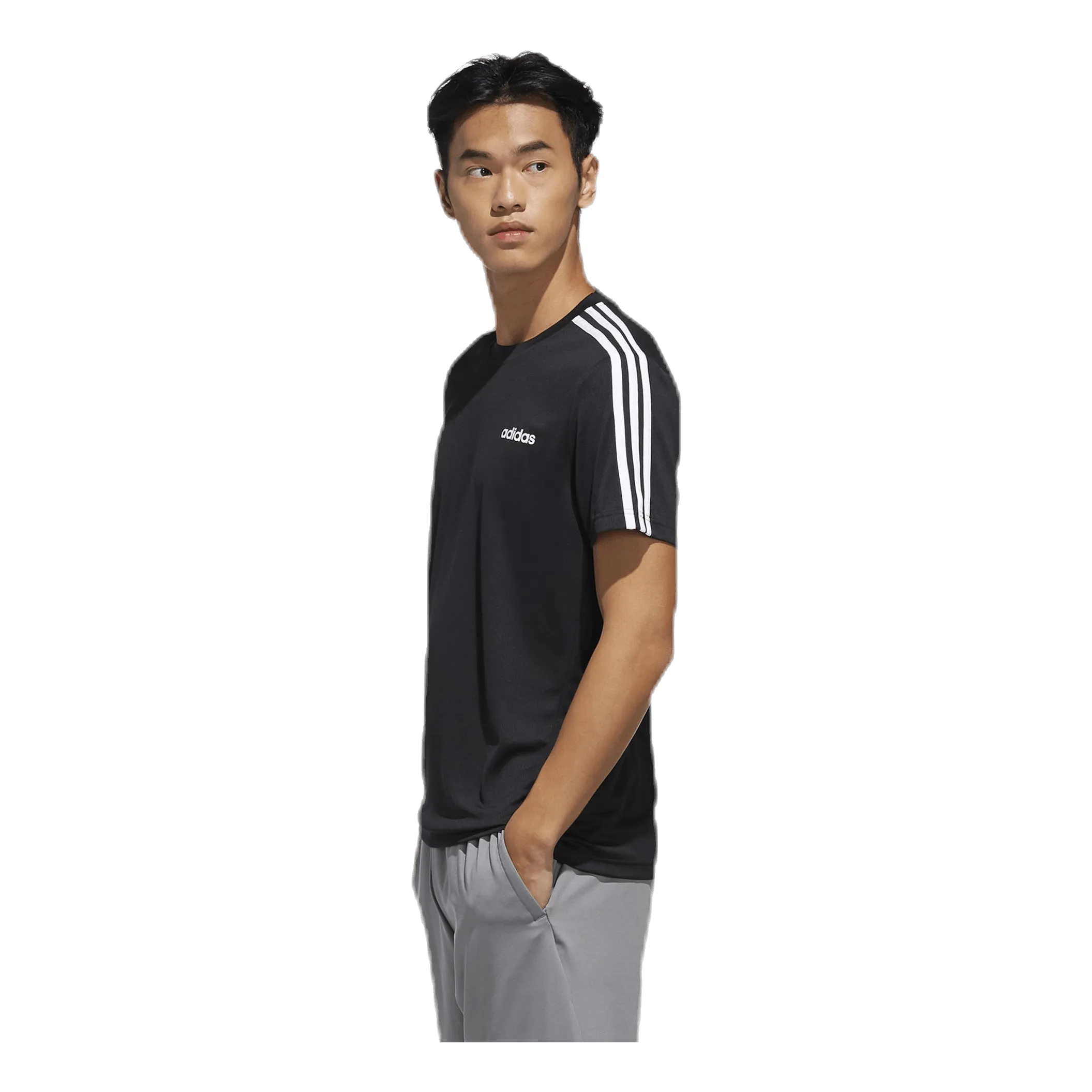 Adidas D2M 3S Tee White/Black