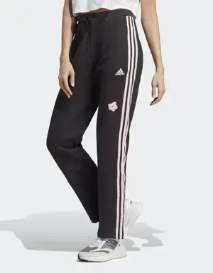 Adidas Pantalón High Rise Chenille Flower Patches 3 bandas