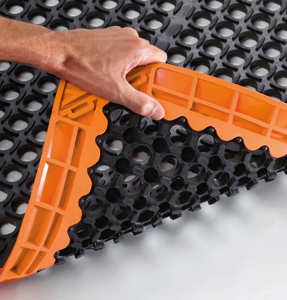 Alfombra ergonómica de seguridad SO 9.15 para zonas húmeda, sin biselado, 90 x 152 cm