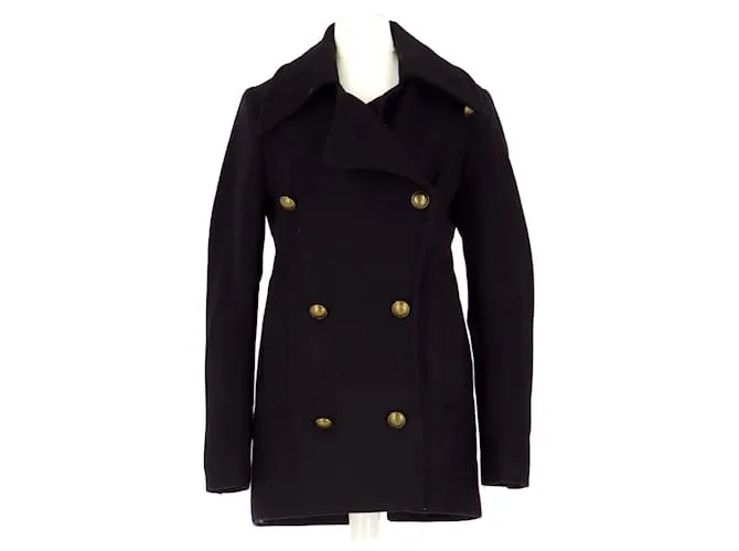 All Saints Capa Negro 