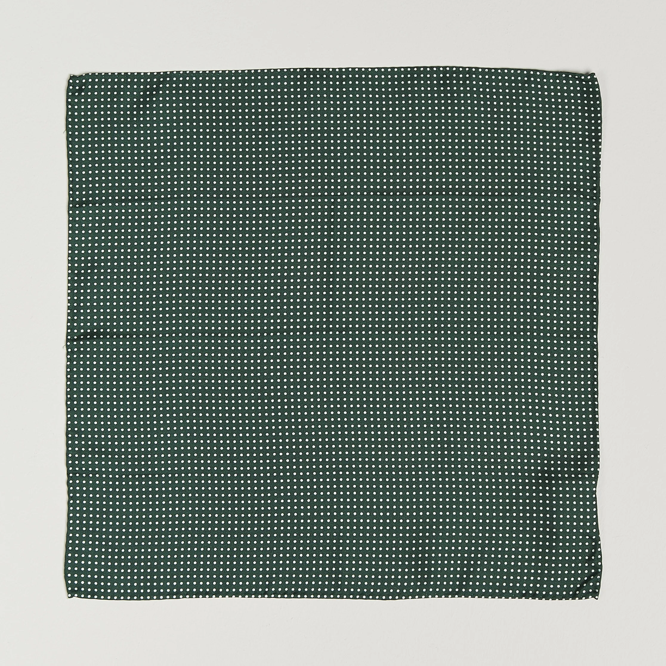 Amanda Christensen Handkerchief Dot Silk Bottle Green