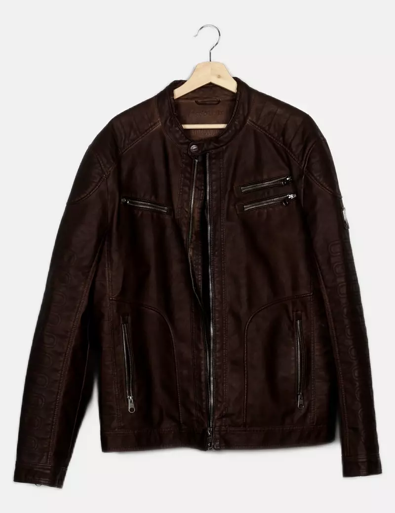 Angelo Litrico Chaqueta biker Piel