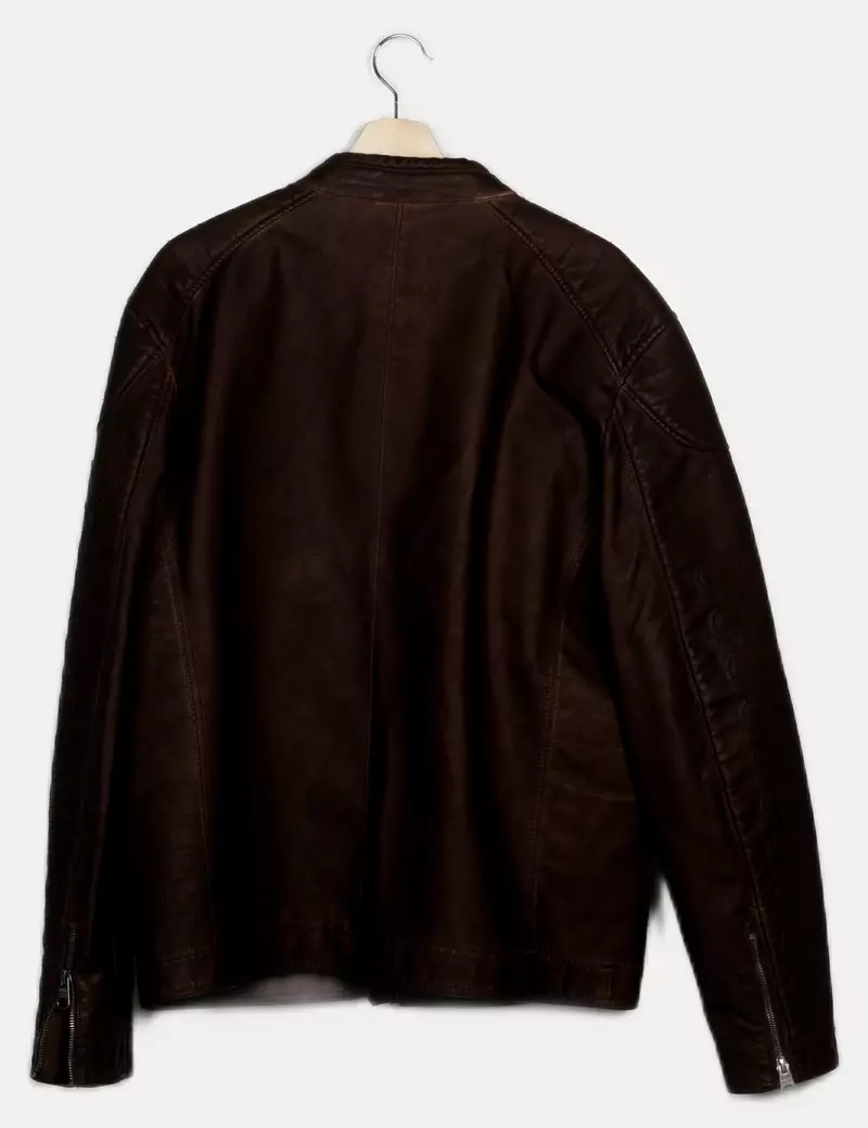 Angelo Litrico Chaqueta biker Piel
