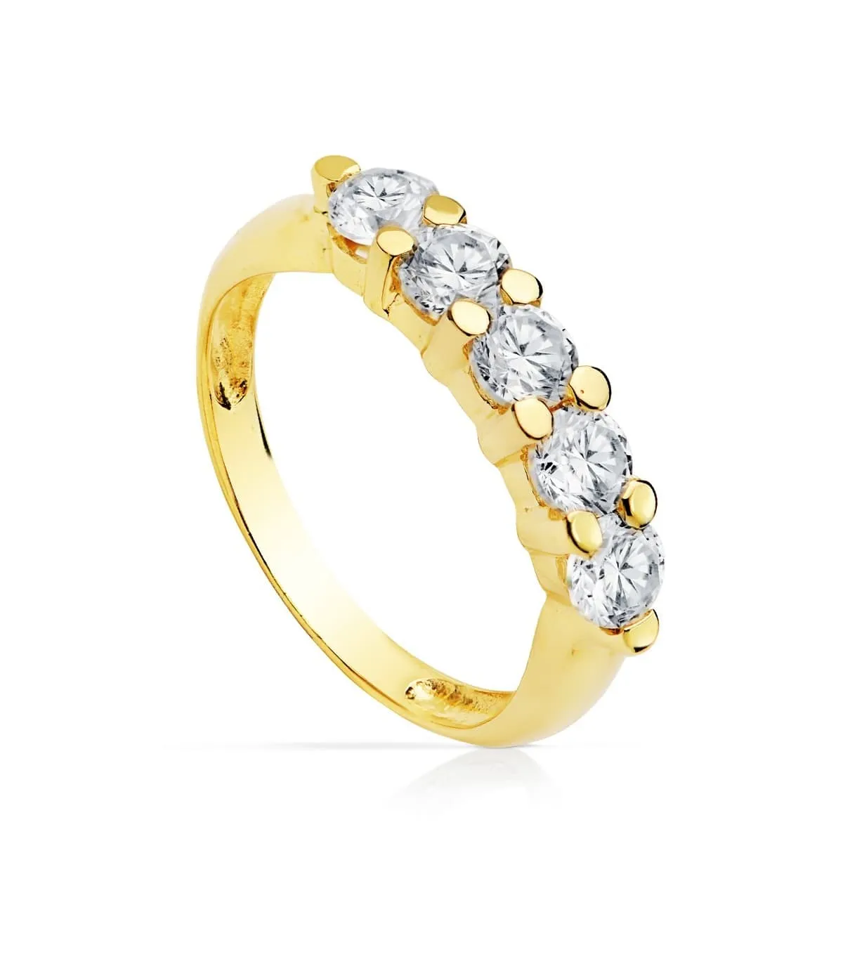 Anillo oro amarillo Clarise 3 mm 18 Ktes