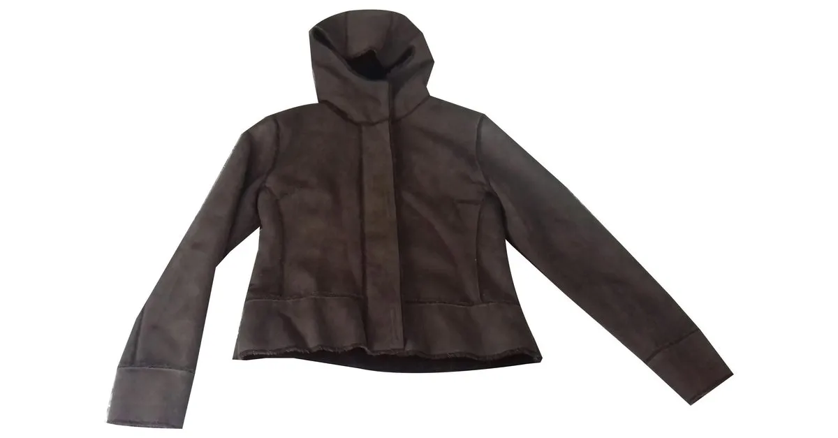 Autre Marque Capa / chaqueta de caché de caché Marrón oscuro 