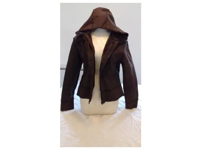 Autre Marque Capa / chaqueta de caché de caché Marrón oscuro 