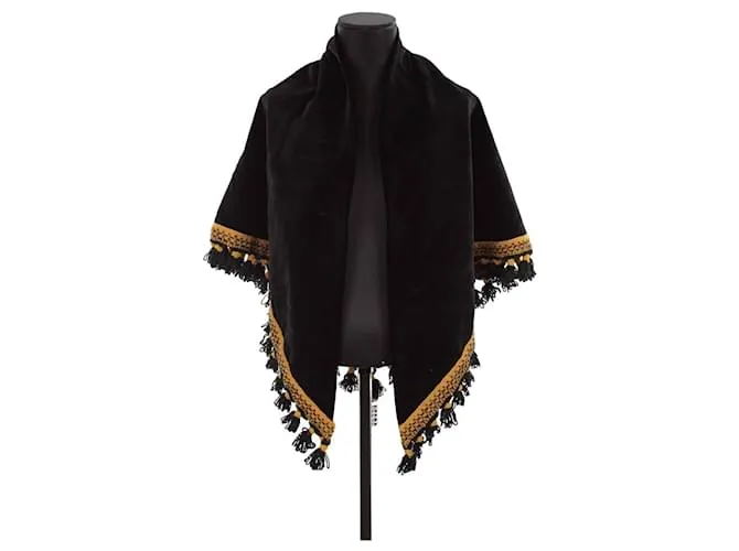 Autre Marque capa de terciopelo Negro 