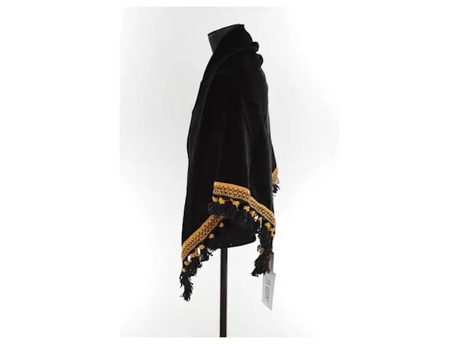 Autre Marque capa de terciopelo Negro 