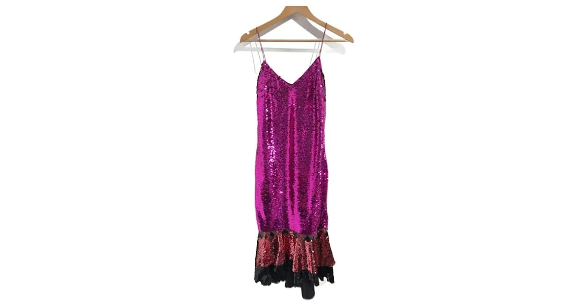 Autre Marque SACHIN & BABI Vestidos T.Poliéster XS Internacional Rosa 