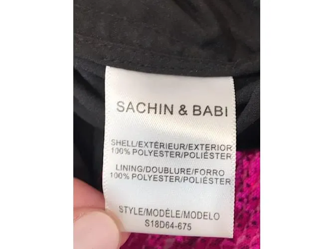 Autre Marque SACHIN & BABI Vestidos T.Poliéster XS Internacional Rosa 