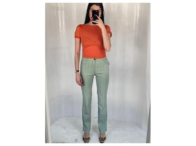 Autre Marque Top de malla naranja con capa forrada Extyn 
