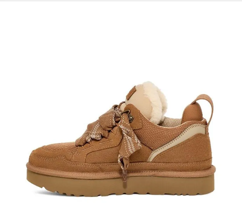 Autumn Winter Low Mel Botas informales zapatos Mujeres botas de nieve Top acogedor de piel de oveja Venta de Sport Botas casuale