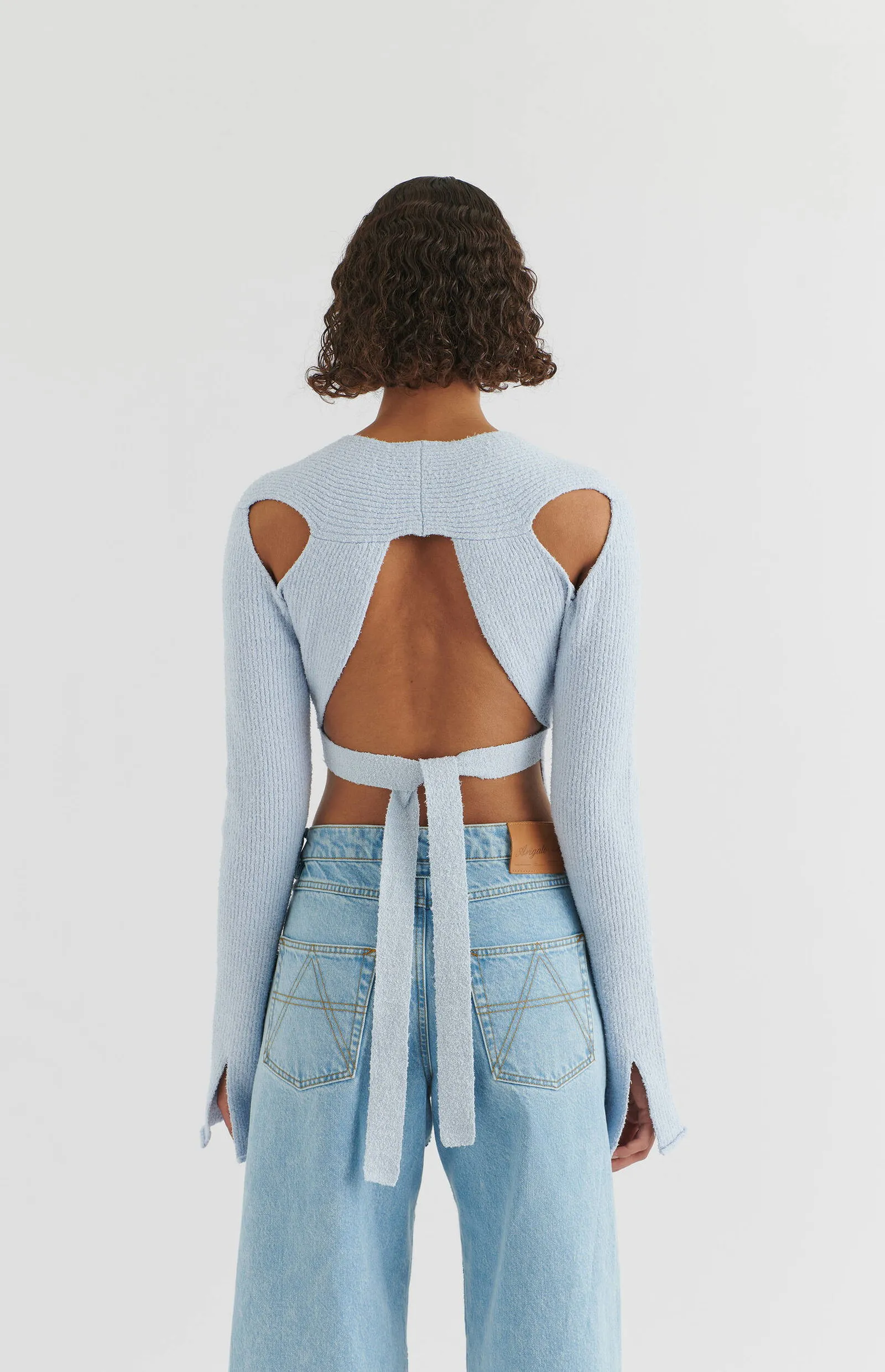 AXEL ARIGATO TUBE RIBKNIT WRAP TOP