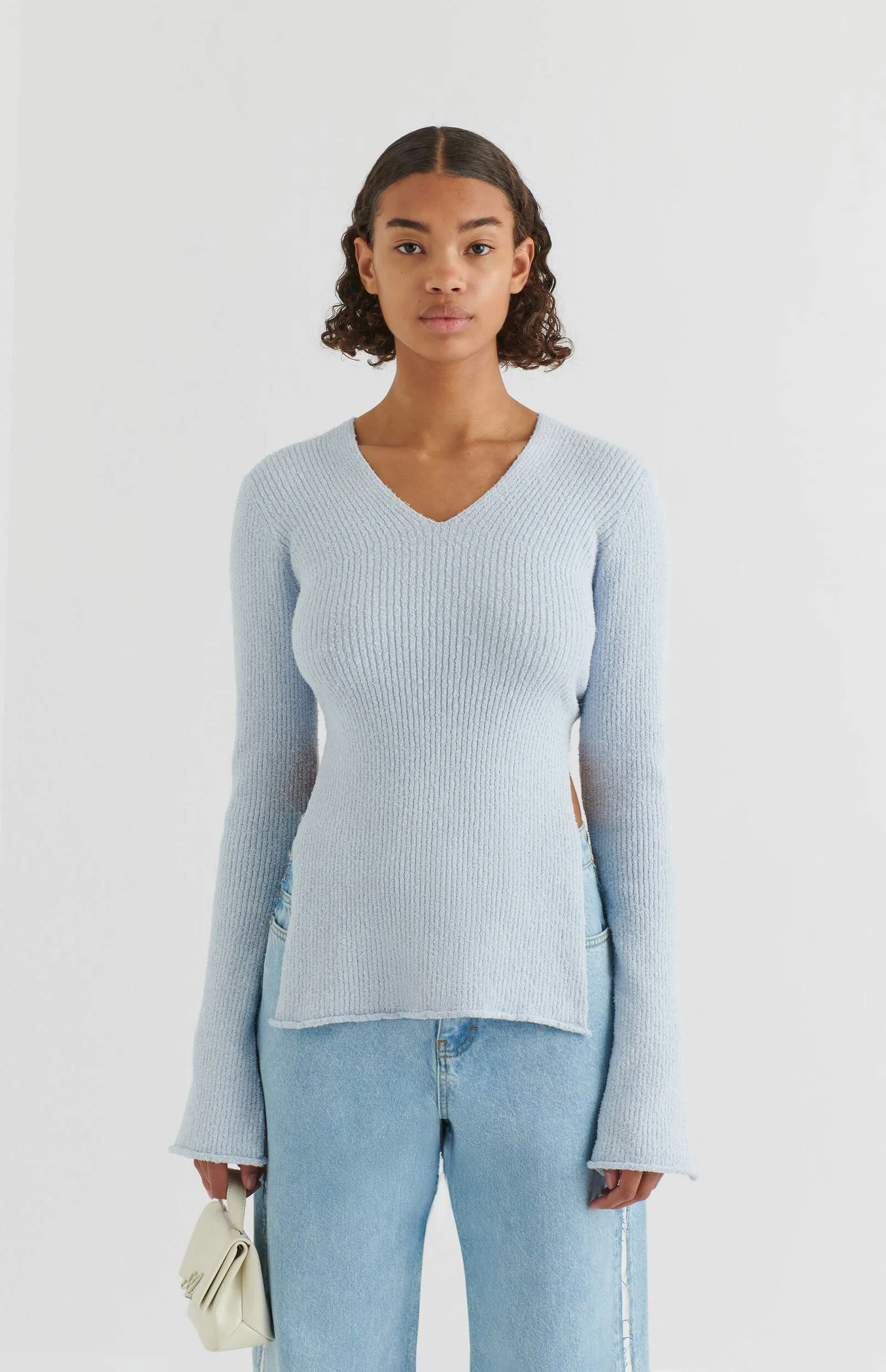 AXEL ARIGATO TUBE RIBKNIT WRAP TOP