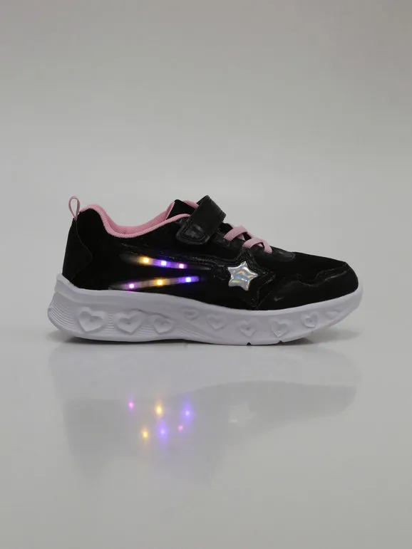 Bacio & Bacio Zapatillas de niña con luces.