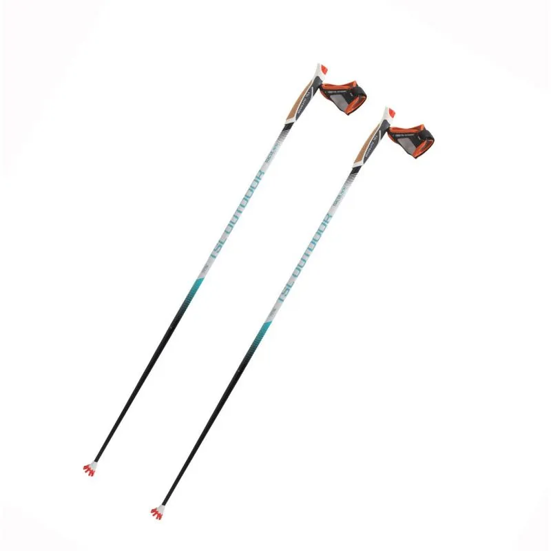 Bastones de marcha nórdica TSL Tactil C70 Cork Crossover (azul)