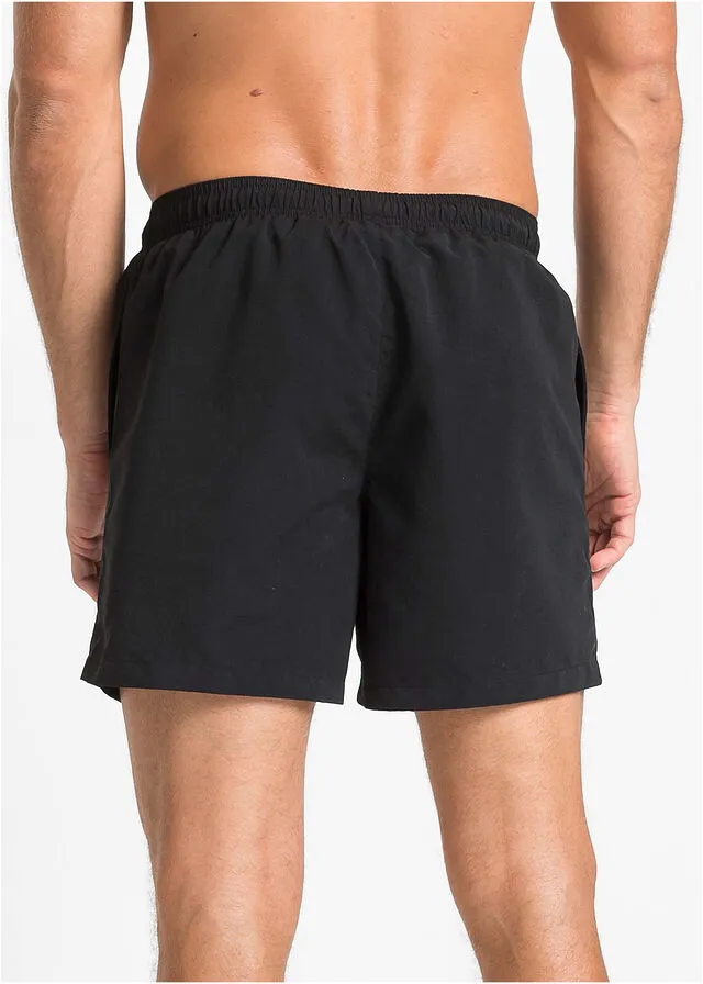 Bañador de hombre con poliéster reciclado Negro