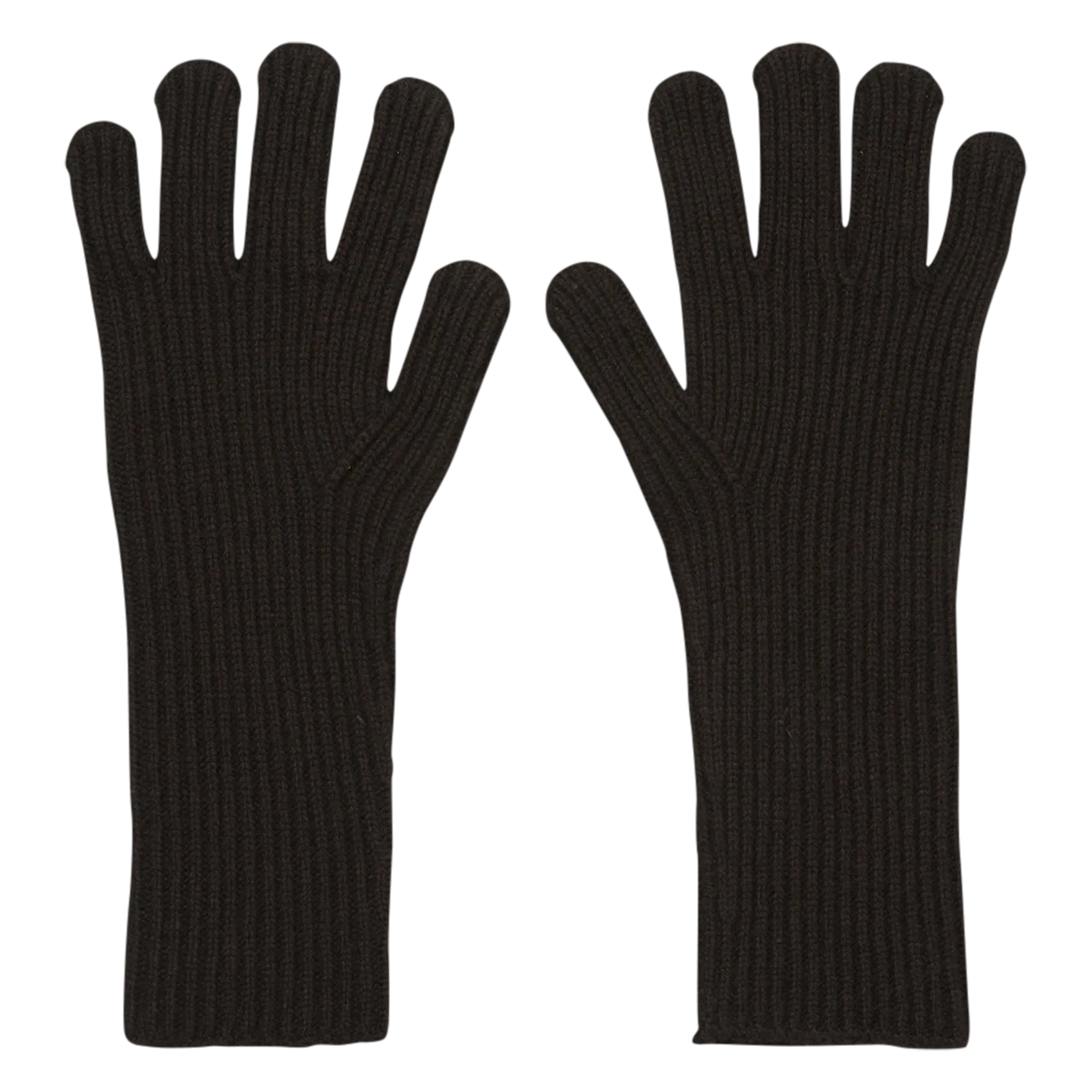 BECKSONDERGAARD WOONA  GUANTES DE MEZCLA DE LANA EN MARRON