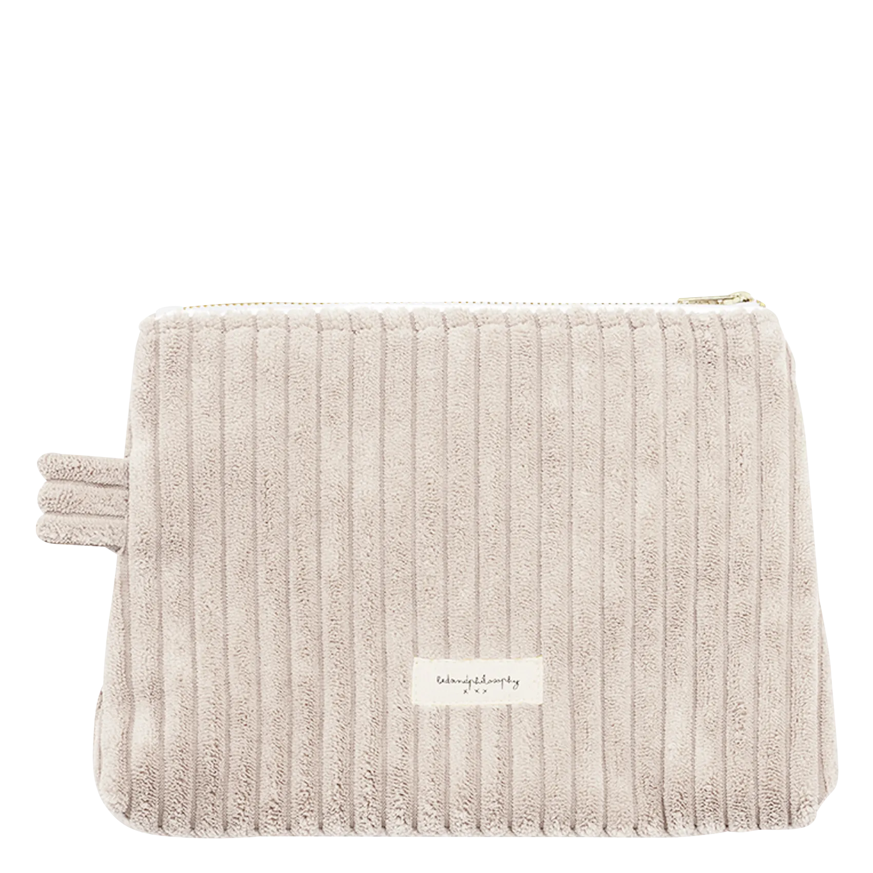 BED AND PHILOSOPHY VERA  ESTUCHE DE 15X20CM DE PANA EN BEIGE