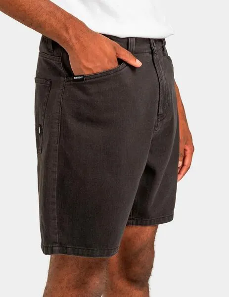 BERMUDA ELEMENT SAWYER 5 PKTS  WASHED BLACK