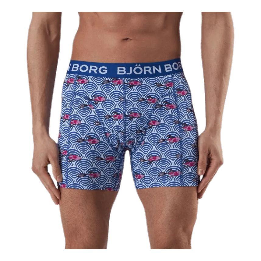 BJöRN BORG KOI WAVE SAMMY SHORTS 2PACK BLUE