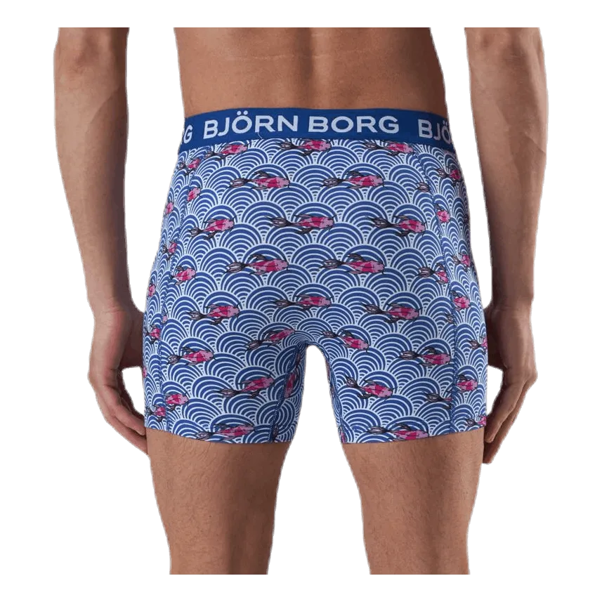 BJöRN BORG KOI WAVE SAMMY SHORTS 2PACK BLUE