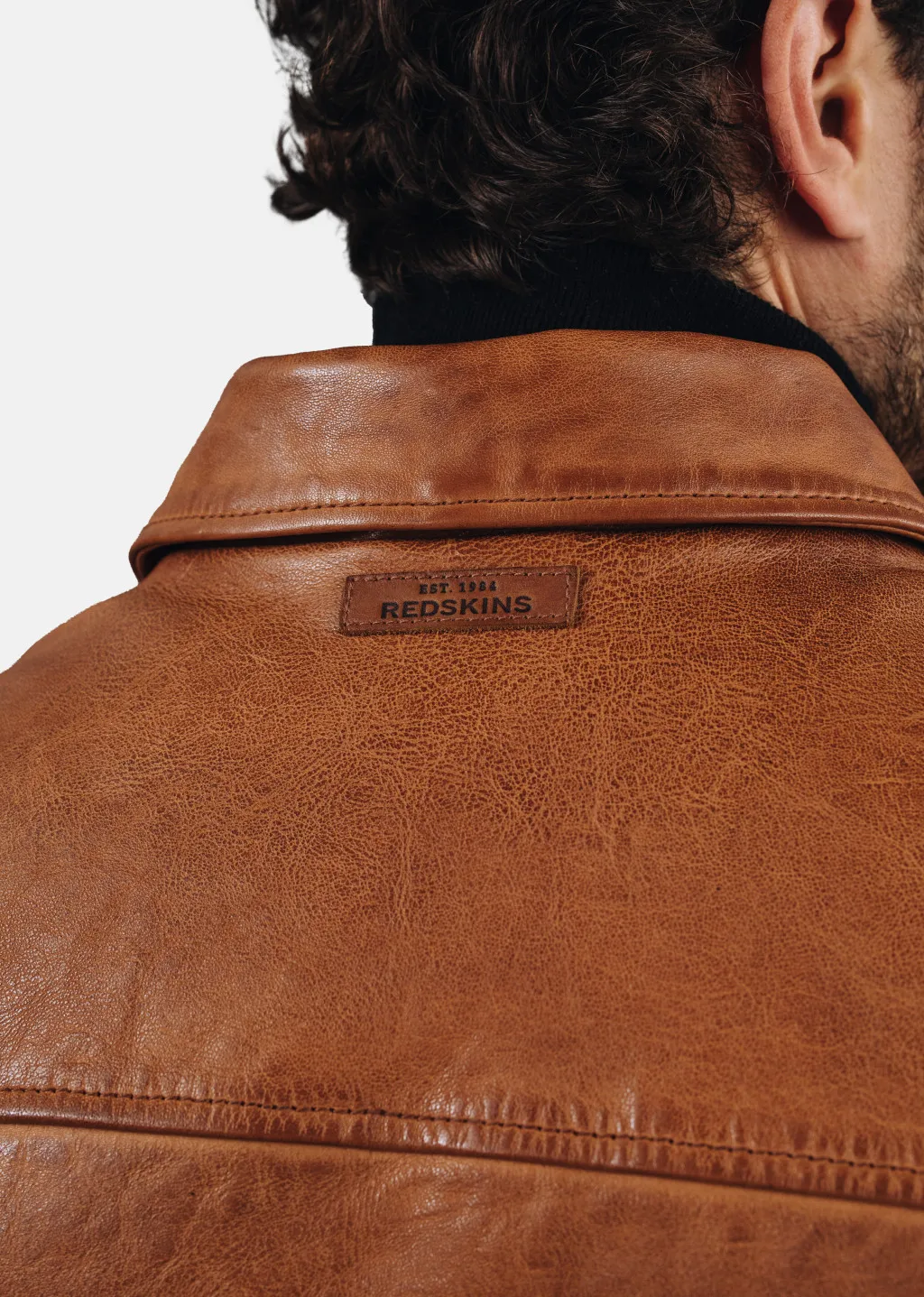 Blouson en cuir NORIS GREEN