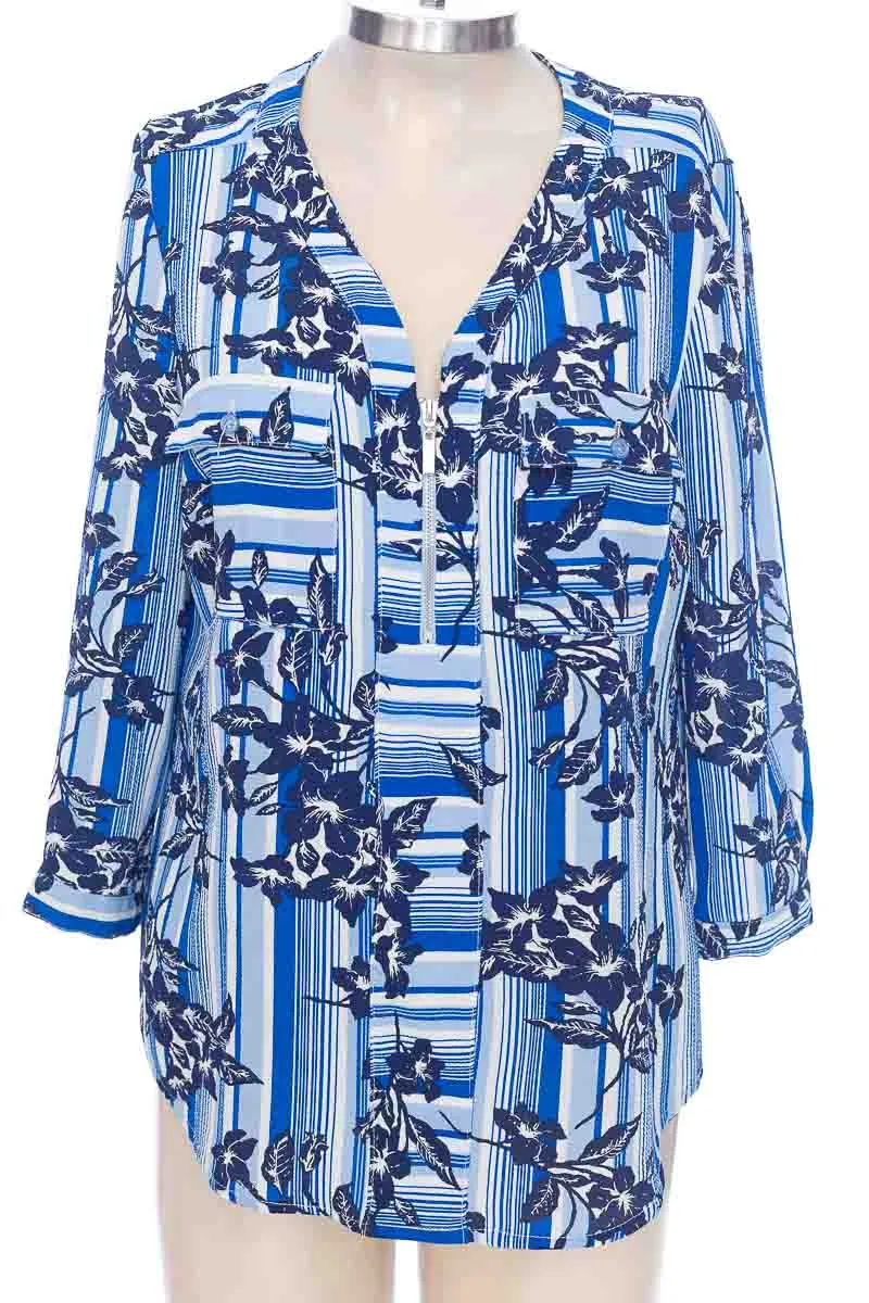 BLUSA COLOR AZUL  NY COLLECTION