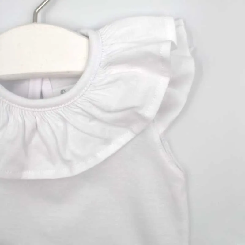 Body bebé crudo con cuello volante de Rapife
