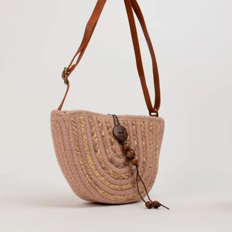 BOLSO BANDOLERA FABRICADO EN ROSA CBWT20321