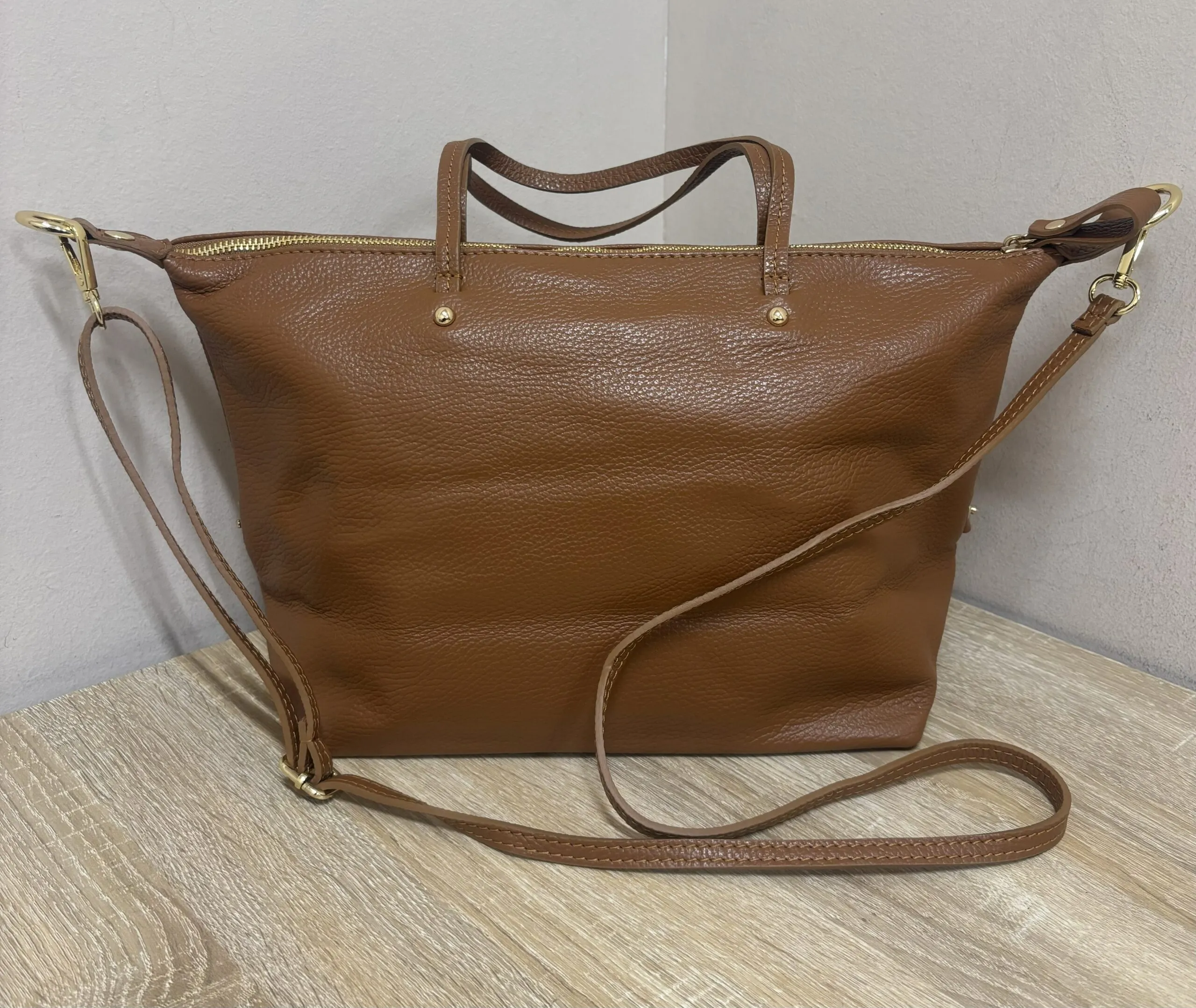 Bolso City Piel Camel