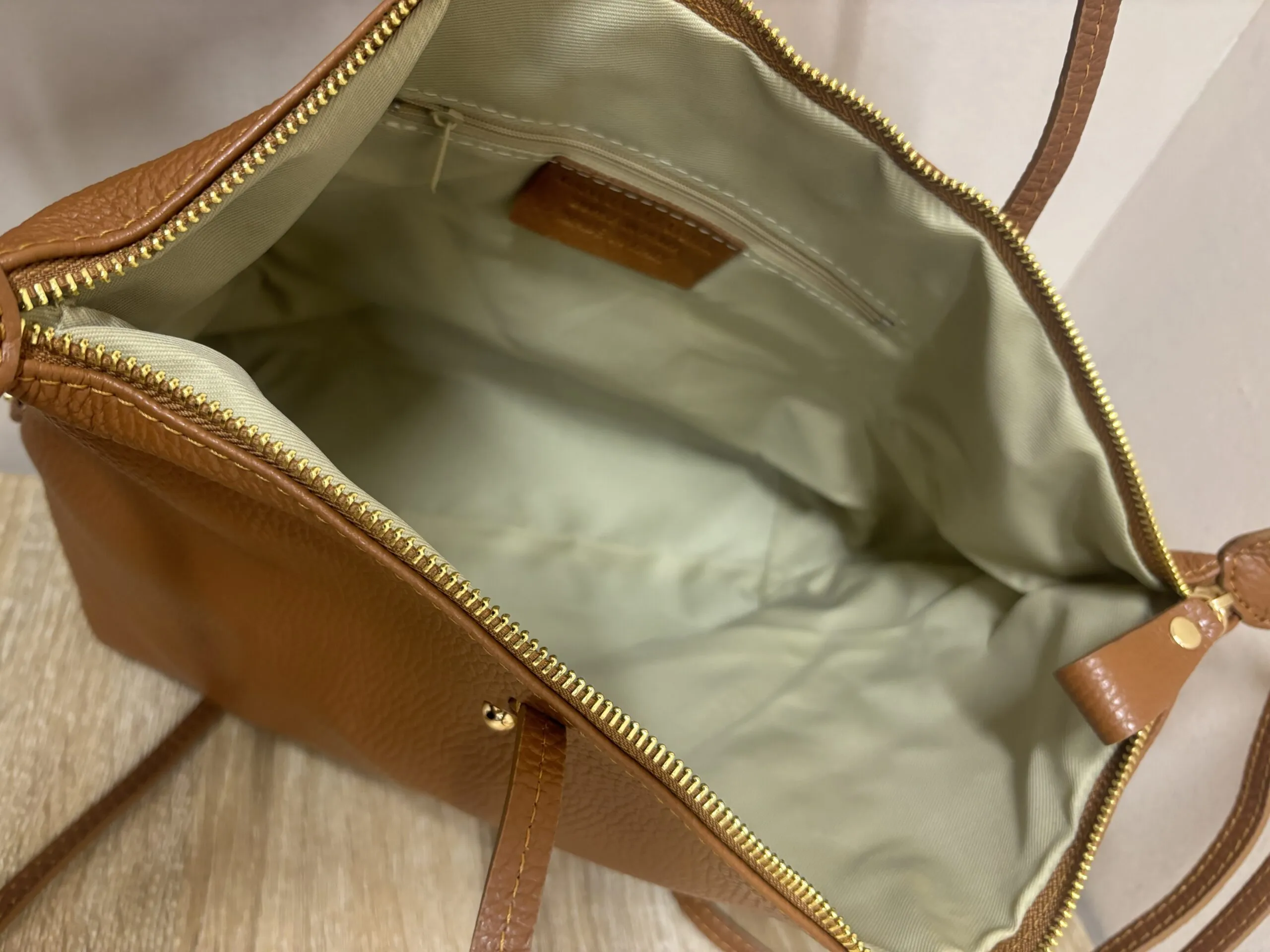 Bolso City Piel Camel
