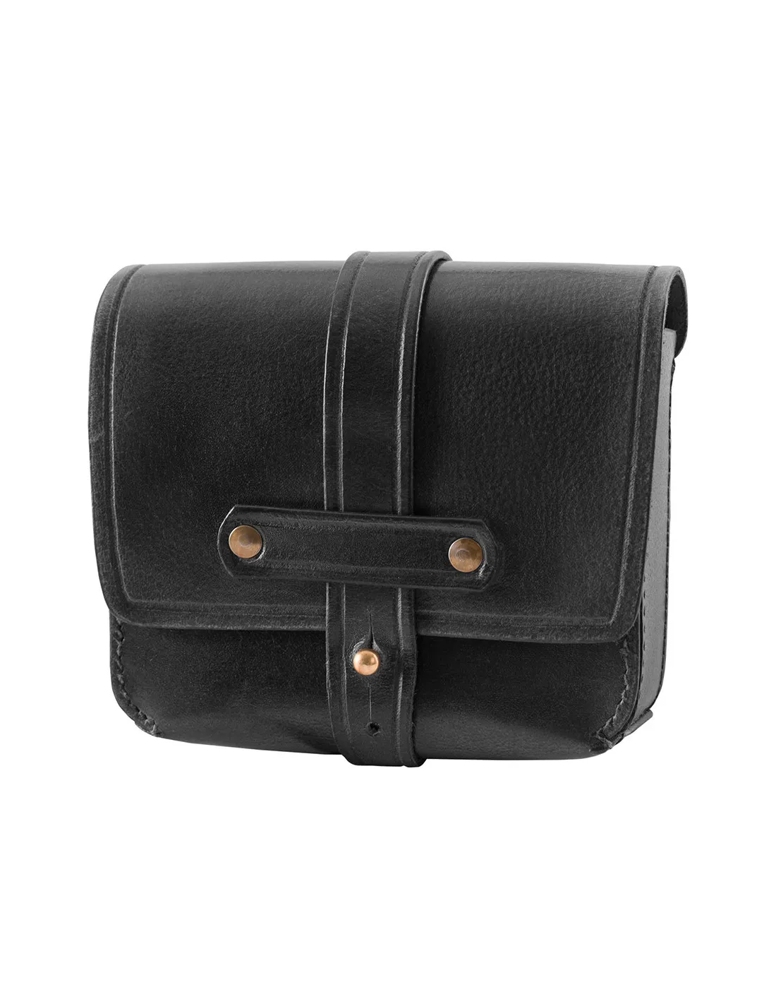Bolso Romano Lucio Vero en cuero de Búfalo con trabillas