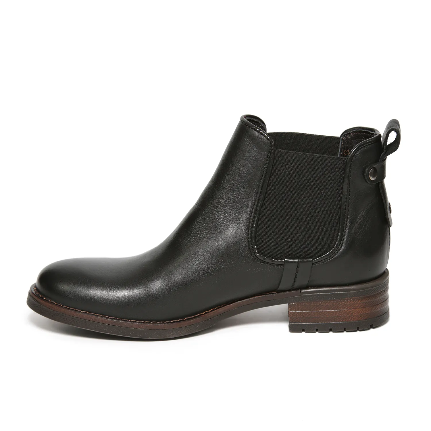 Botas bajas negras mujer cuero Sacchi