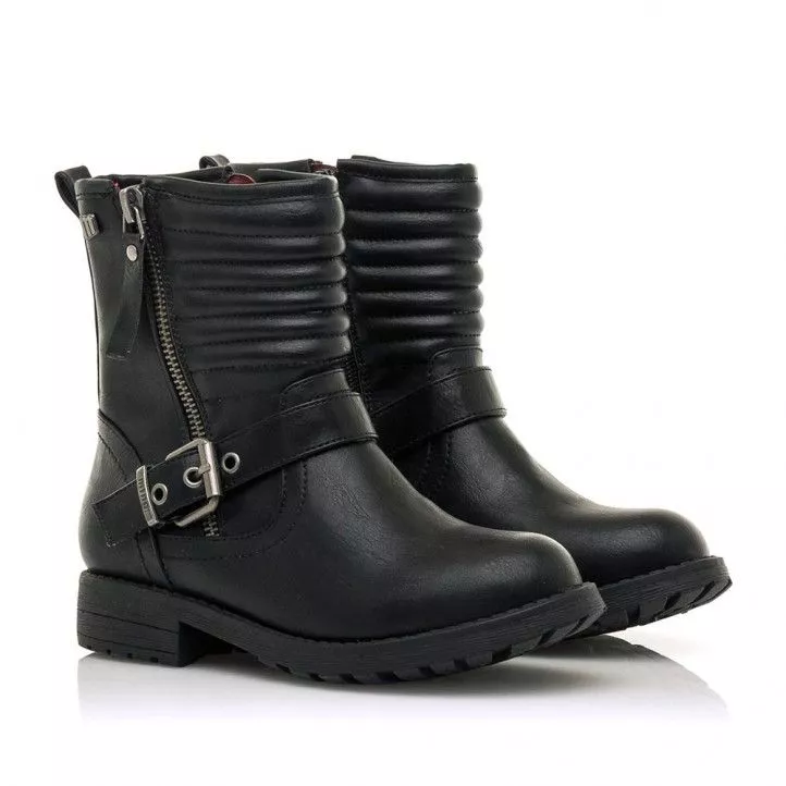 Botines Mustang alaska de estilo motero