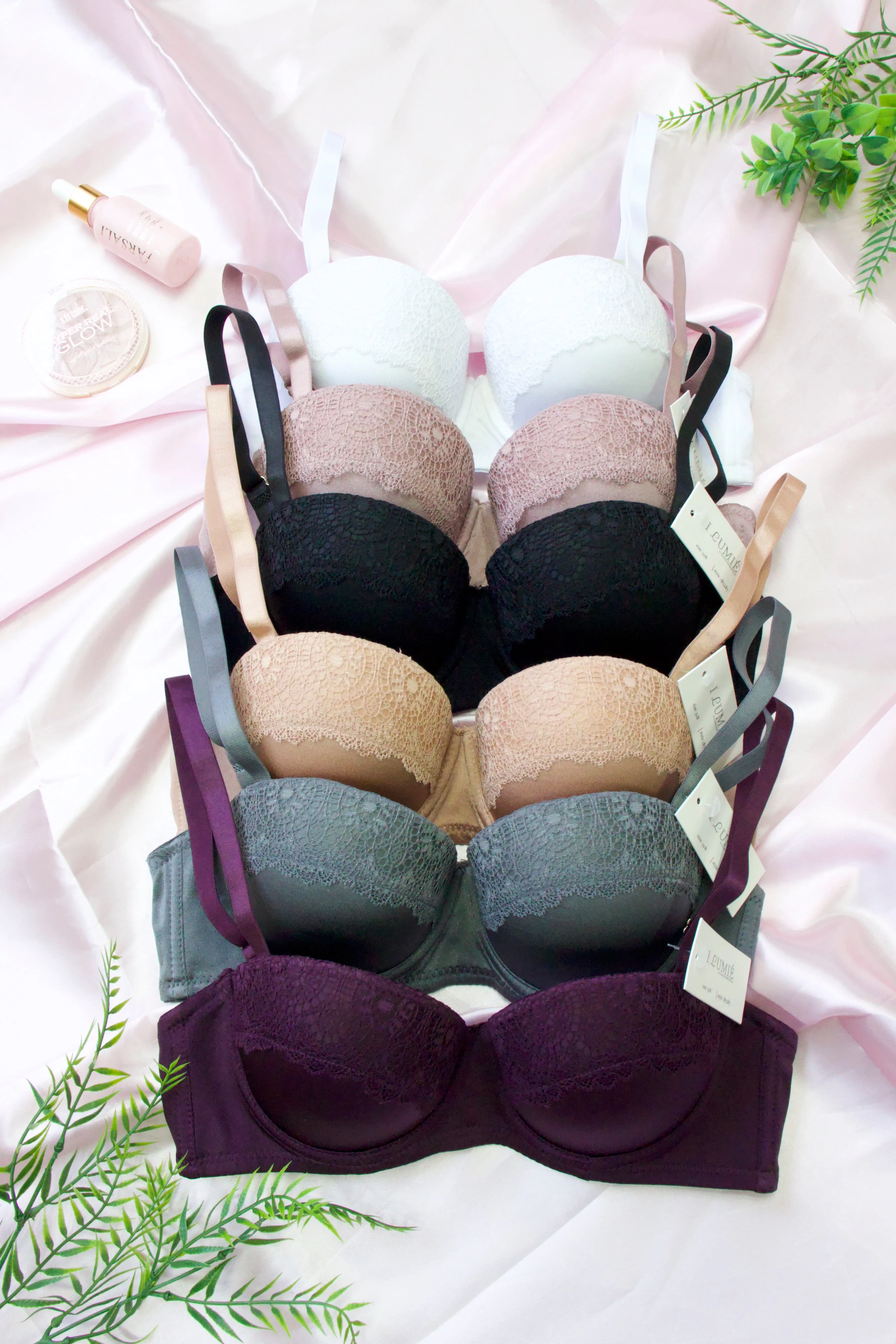BRA MEDIA COPA CON PUSHUP Y DETALLE DE ENCAJE IB7287