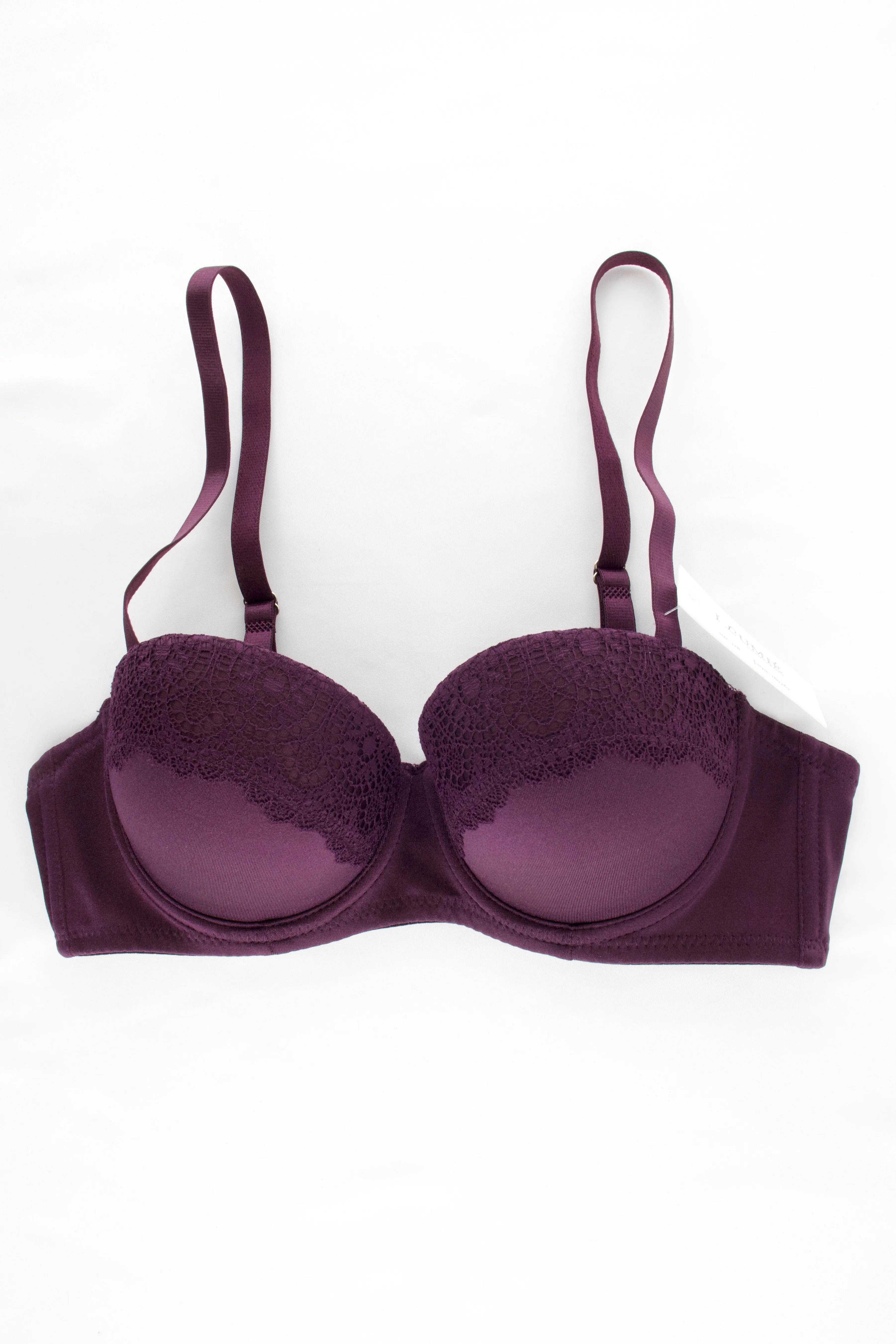 BRA MEDIA COPA CON PUSHUP Y DETALLE DE ENCAJE IB7287