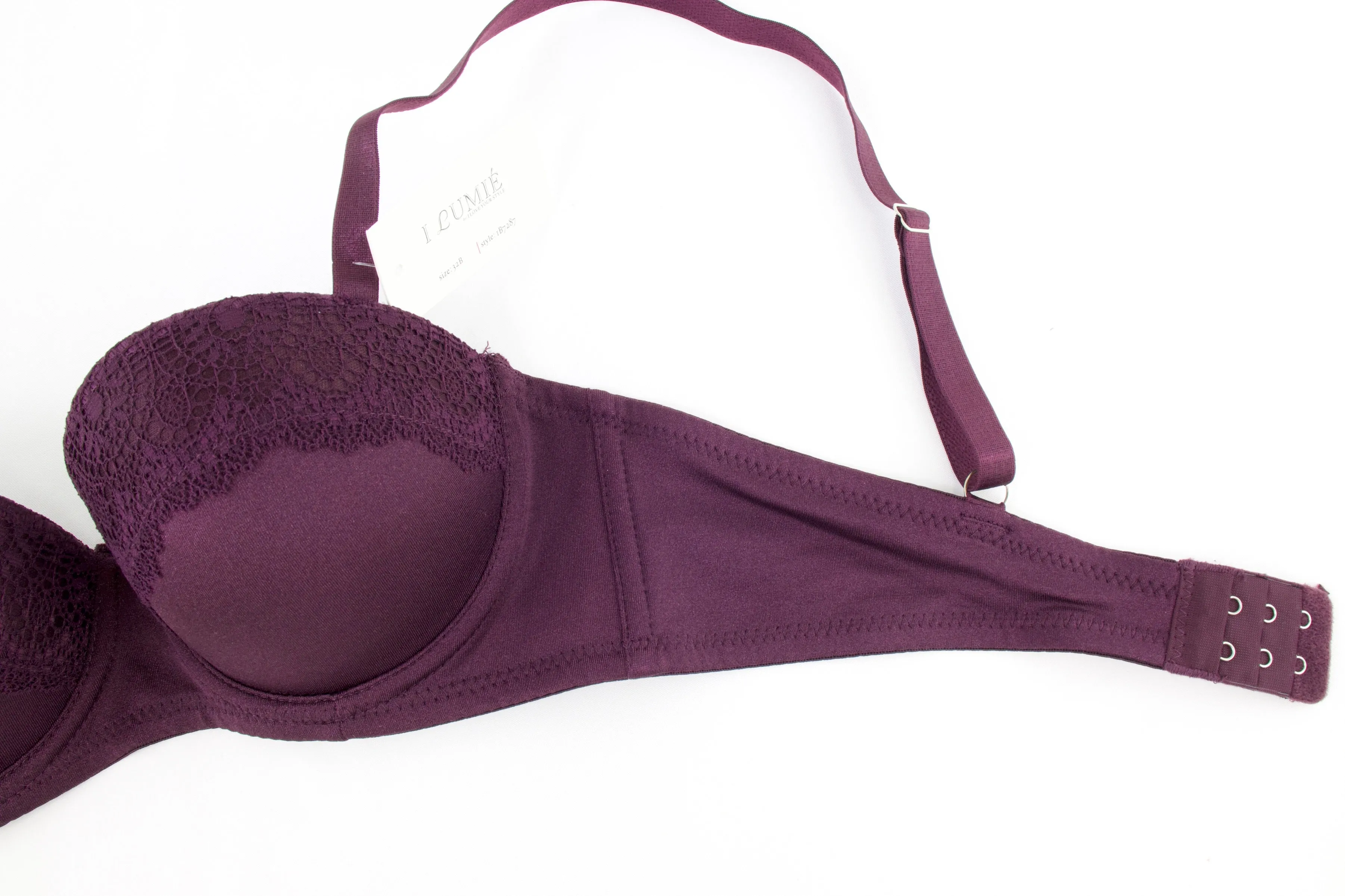 BRA MEDIA COPA CON PUSHUP Y DETALLE DE ENCAJE IB7287