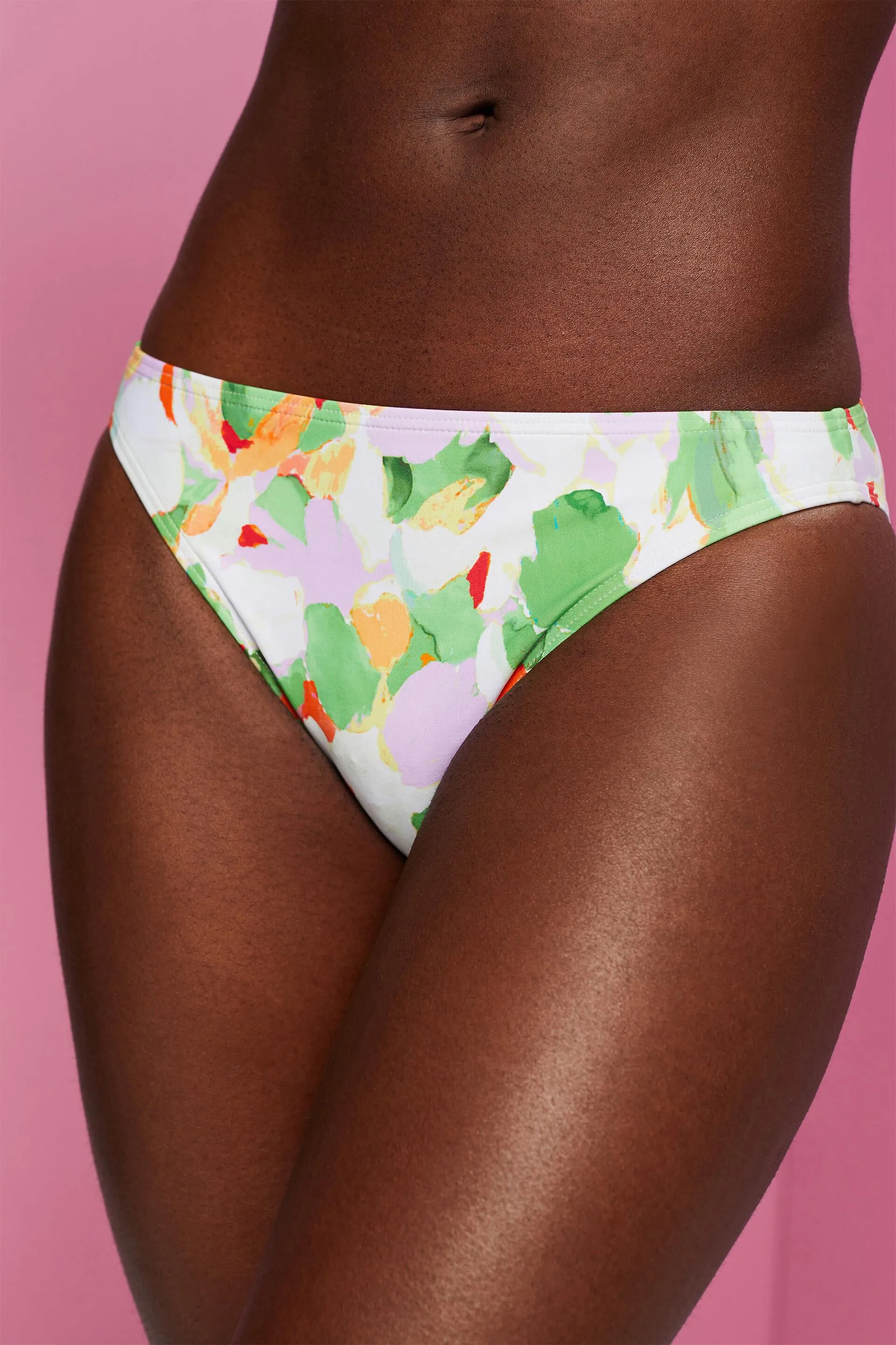 Braguita de bikini de tejido reciclado con estampado