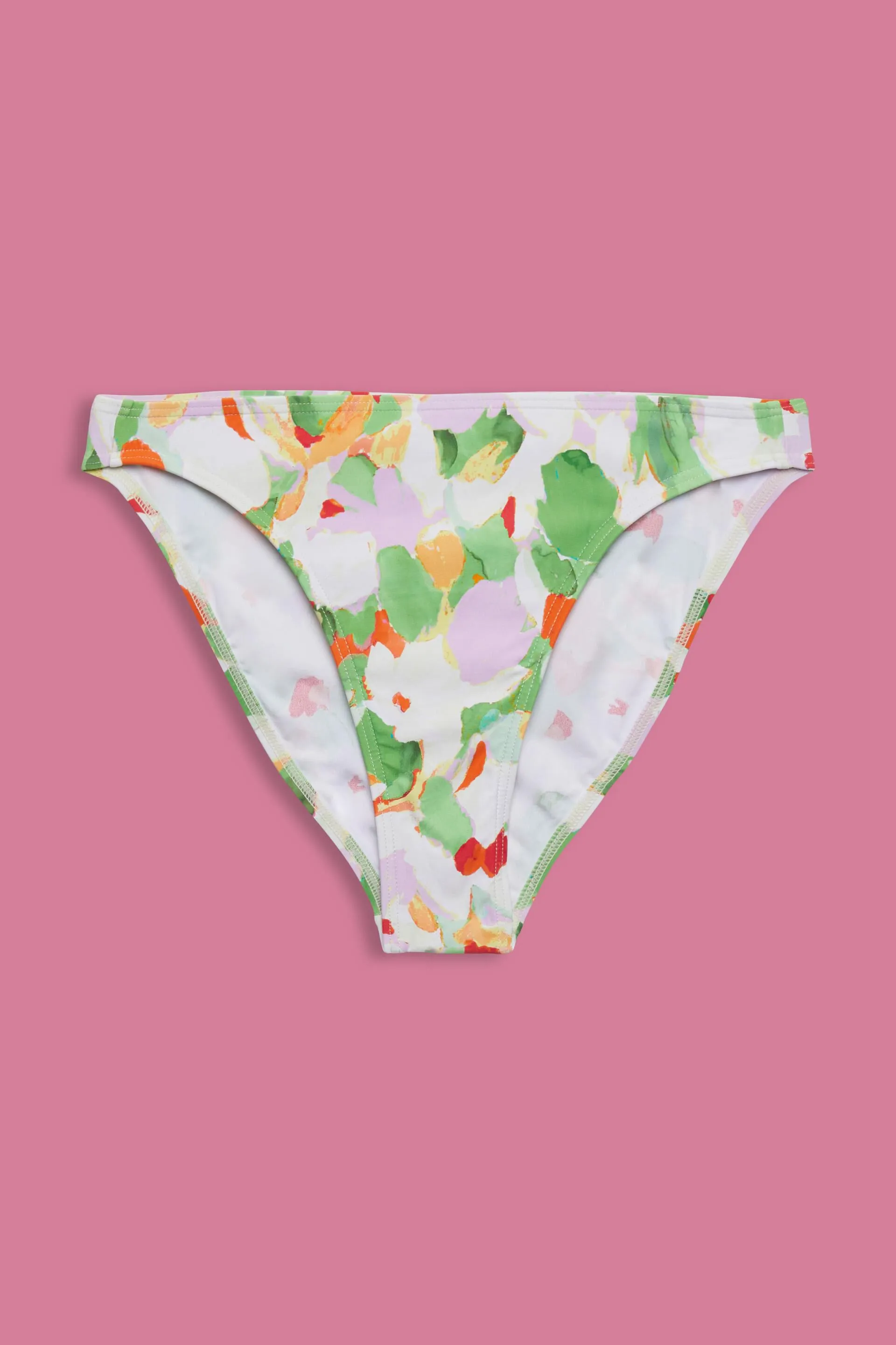 Braguita de bikini de tejido reciclado con estampado