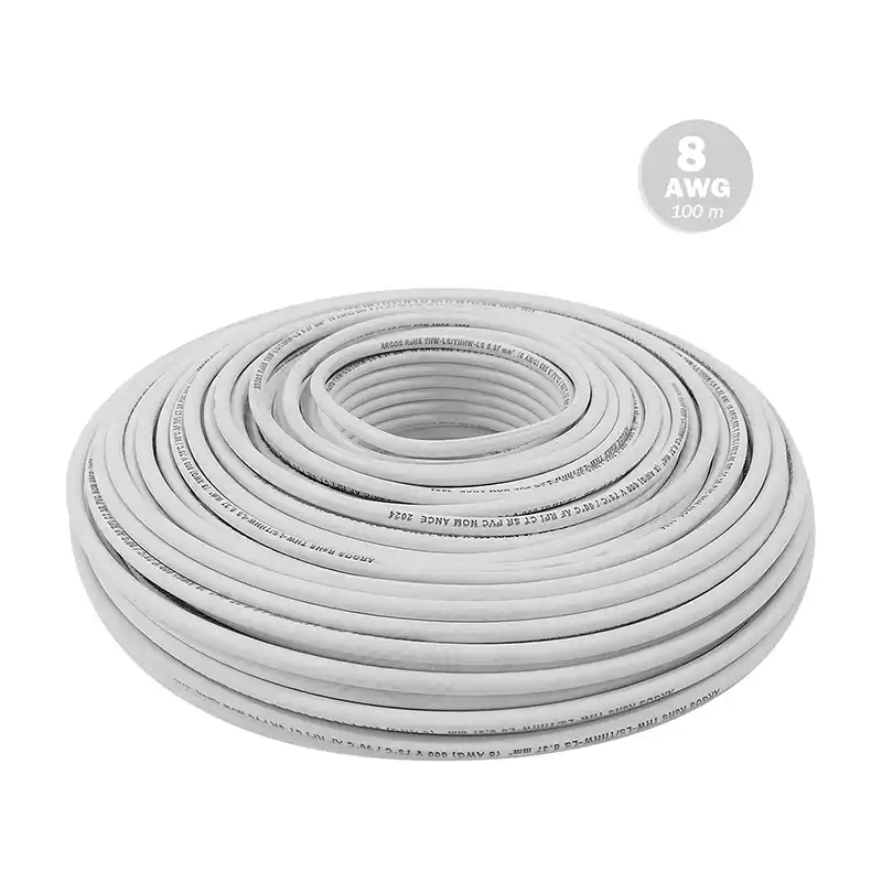 CABLE THWLS THHWLS ARGOS 8AWG ROSH 100M 600V BCO ANTIFLAMA