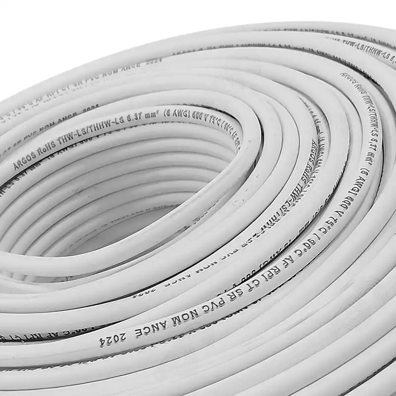 CABLE THWLS THHWLS ARGOS 8AWG ROSH 100M 600V BCO ANTIFLAMA