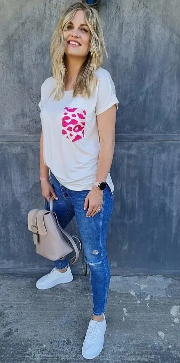 CAMISA M.ASCHBE ORIGINAL POCKET  CREAM  WOMEN´S