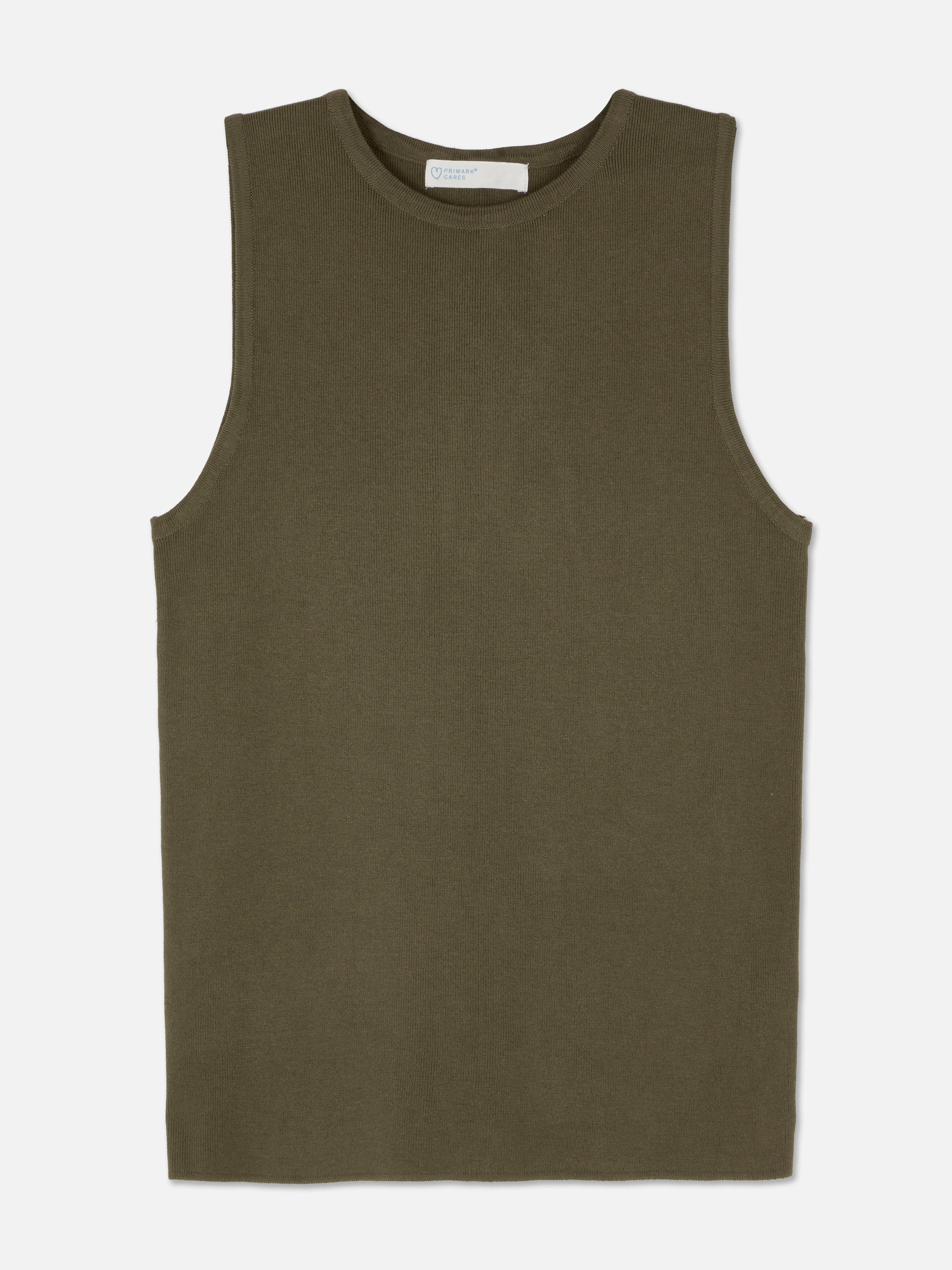 Camiseta con espalda nadadora en contraste
