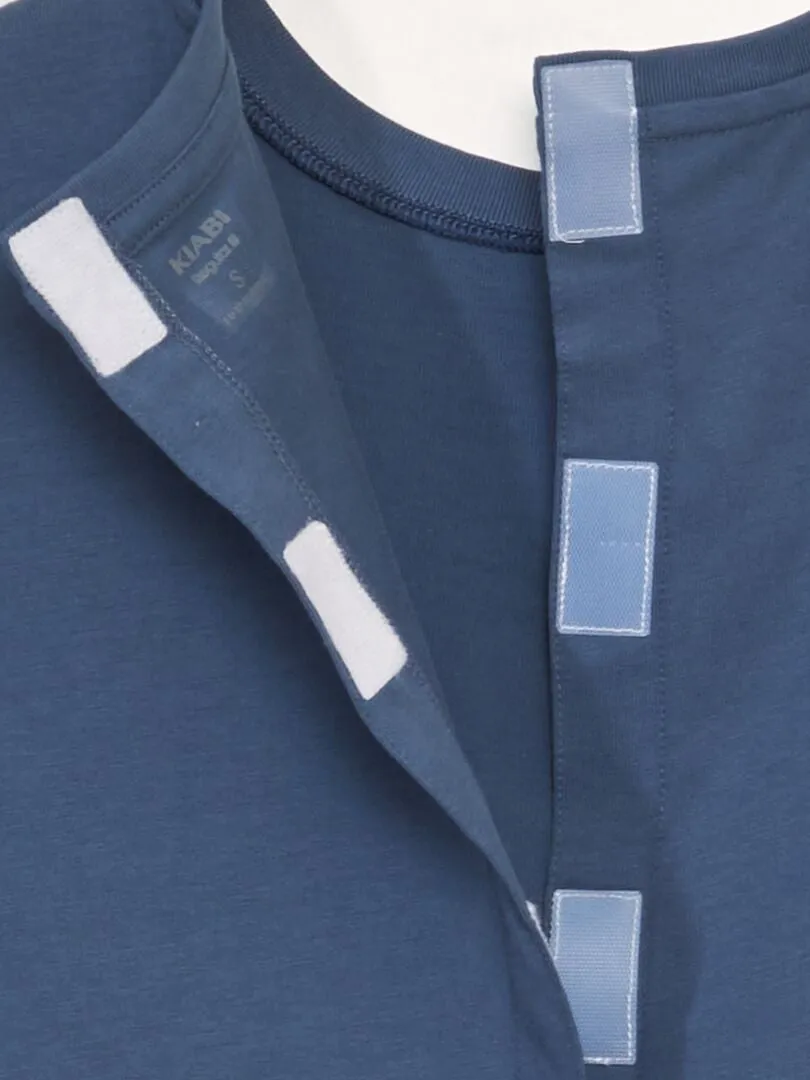 CAMISETA DE PUNTO  SO EASY  AZUL