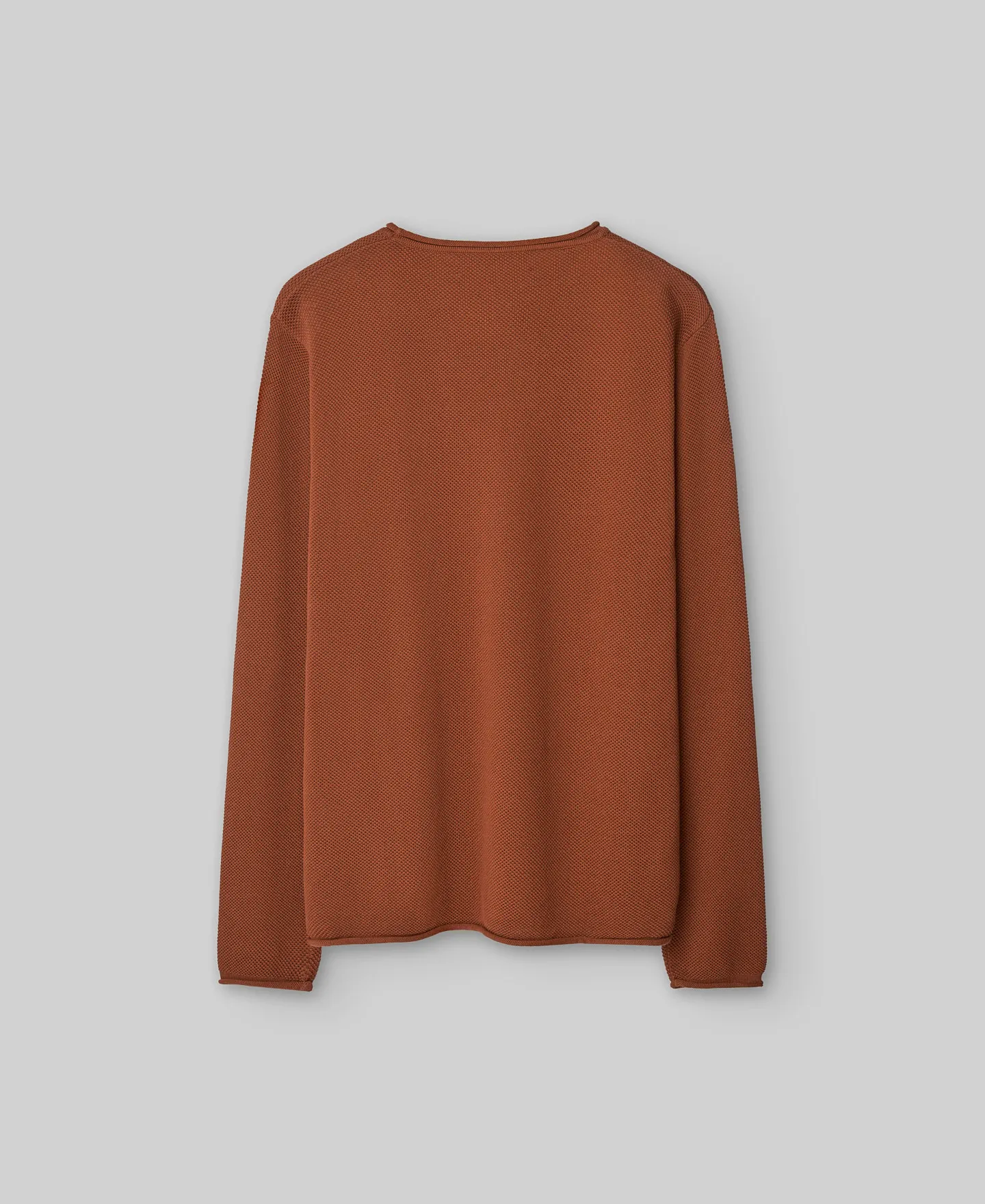 Camiseta estructurada manga larga hombre